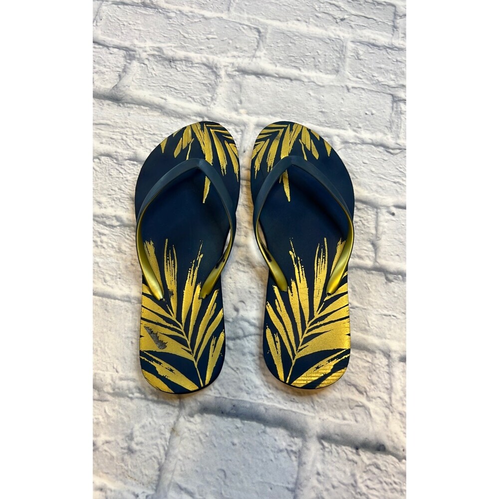 Gold leaf sandals